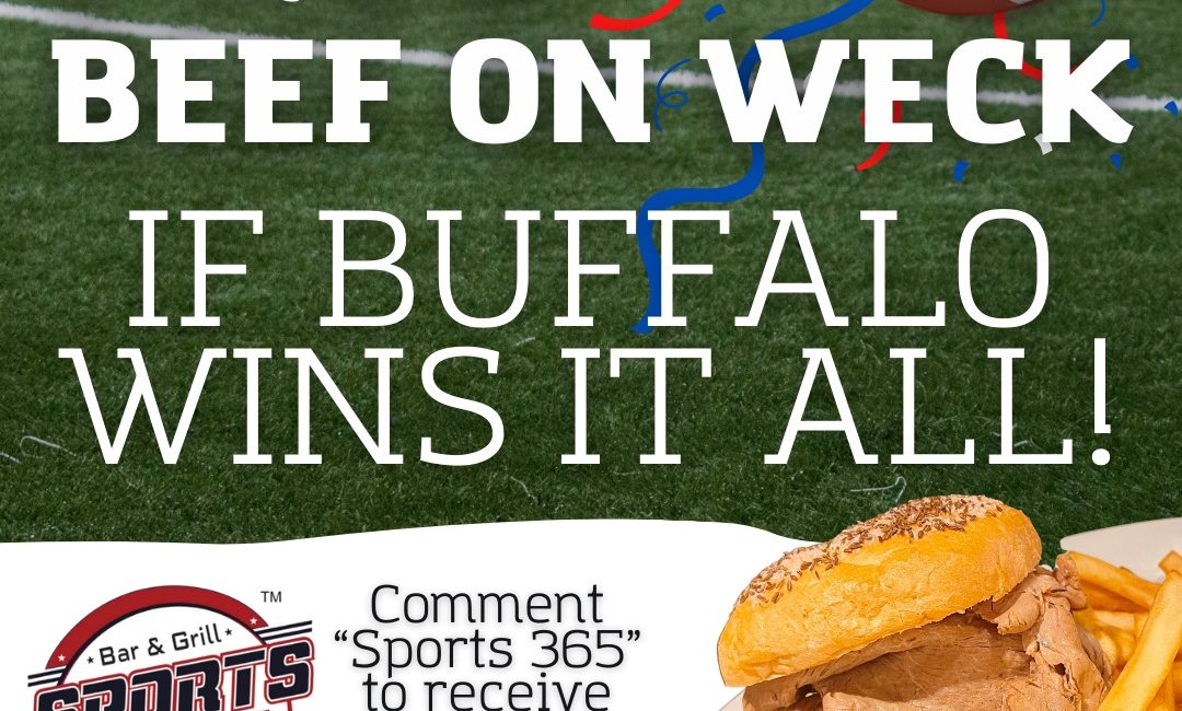 FREE Beef on Weck from Sports 365