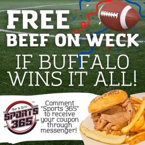 Free Beef on Weck From Sports 365